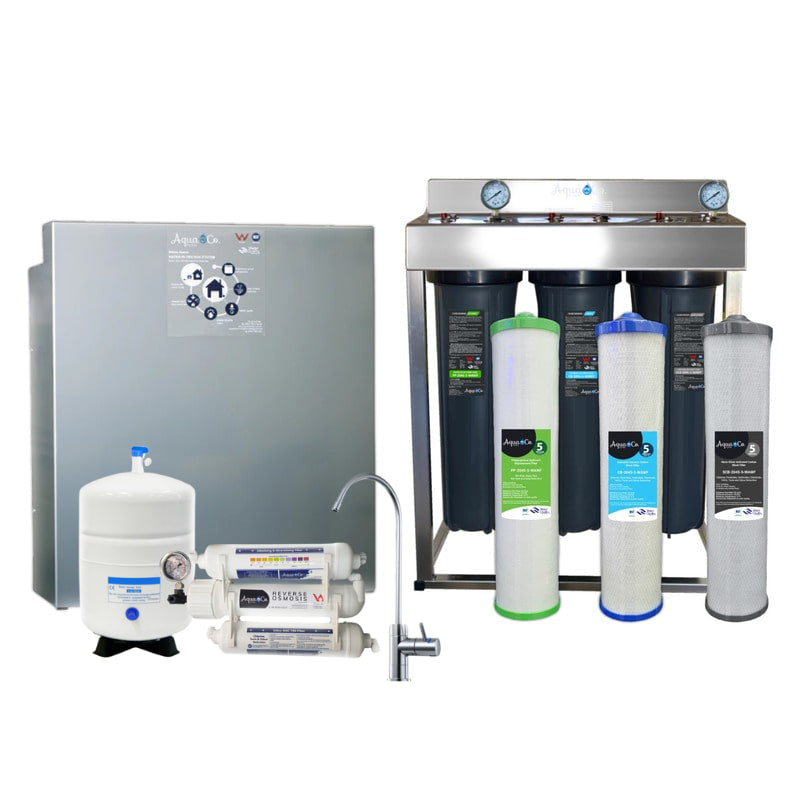 AquaCo classic 3 stage system with undersink RO